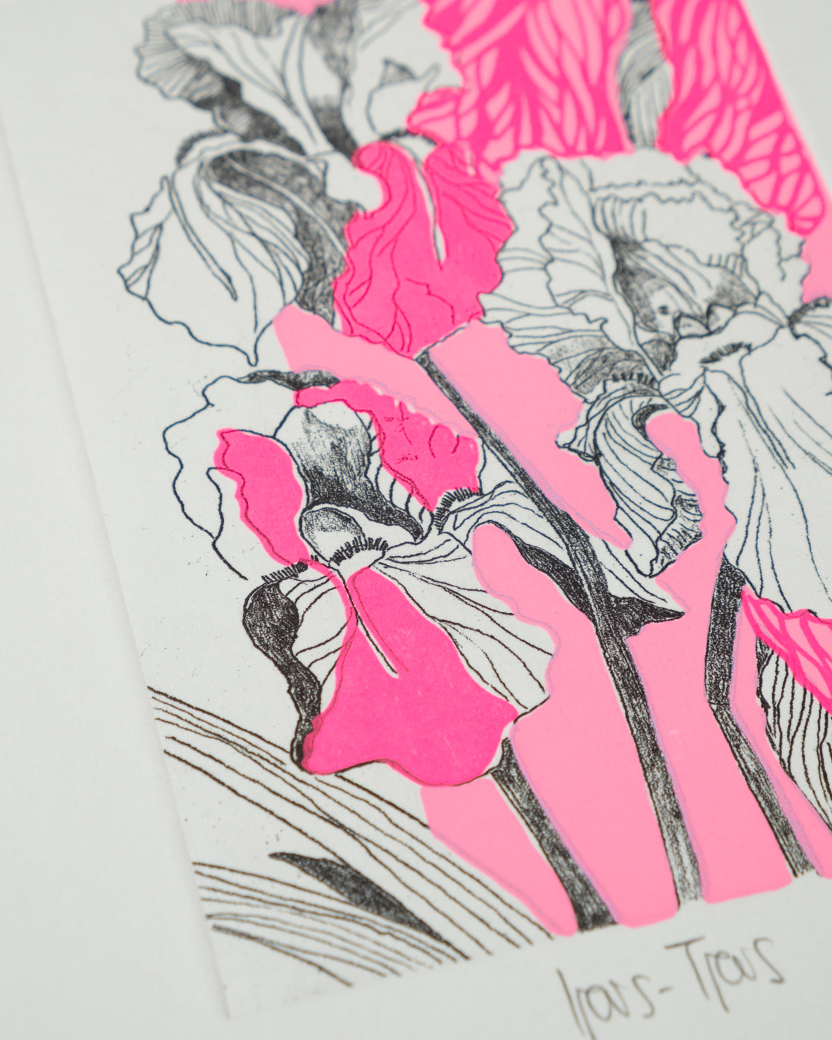 Neon Bloom - Iris Trittico