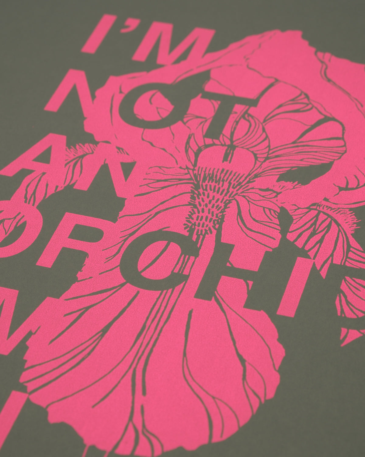 I'm not an Orchid I'm an Iris / Neon Pink&Antracite